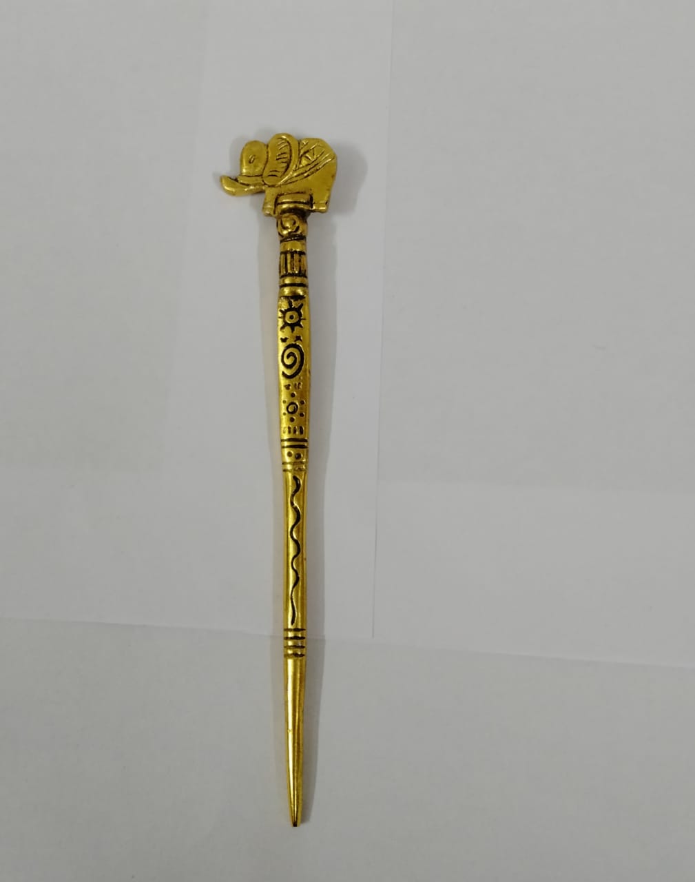 Juda stick - Latest & Trendy Oxidized Golden color/ Bun Stick/Juda Stick- Elephant Model