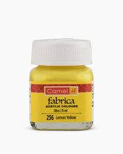 Load image into Gallery viewer, Camel Fabrica Acrylic Colours - 236 Lemon Yellow
