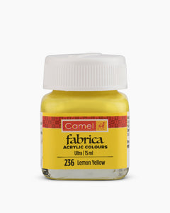 Camel Fabrica Acrylic Colours - 236 Lemon Yellow