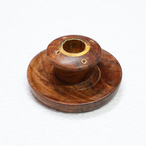 Wooden Dhoop Batti & Agar Batti Stand Small Size - Random Designs
