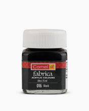 Load image into Gallery viewer, Camel Fabrica Acrylic Colours - 016 Black
