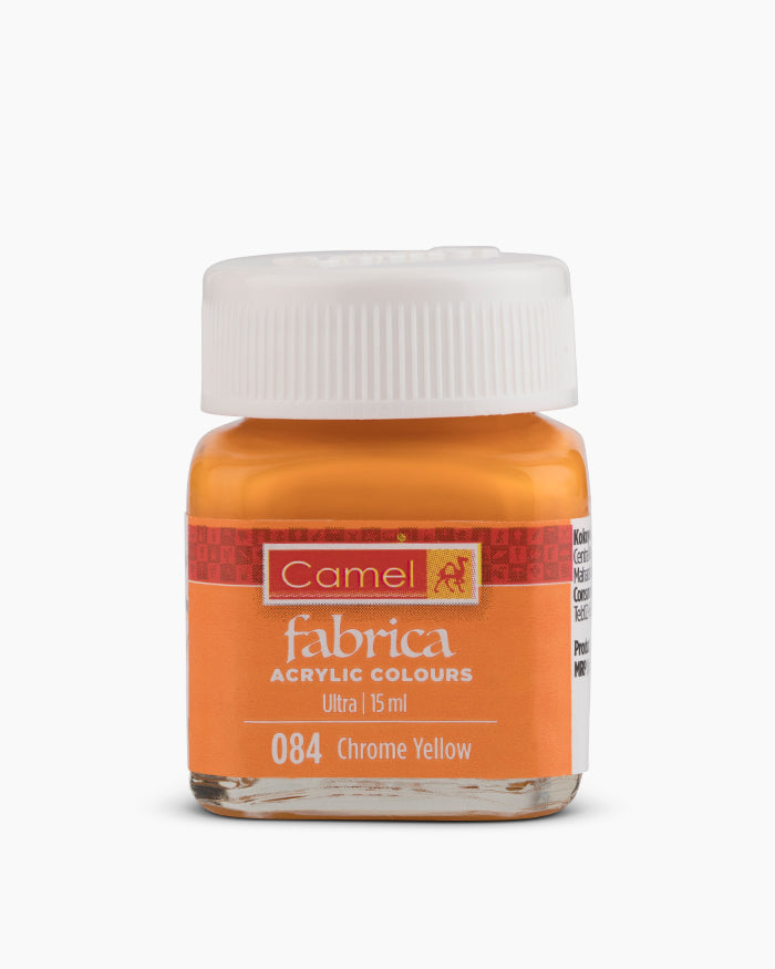 Camel Fabrica Acrylic Colours - 084 Chrome Yellow