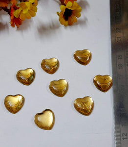 Heart Shape Kundan -13X18 Gold Stones