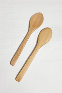 Wooden Masala Spoon Model 1- Sugar Salt Spoons Small Spoon. Pack of 2