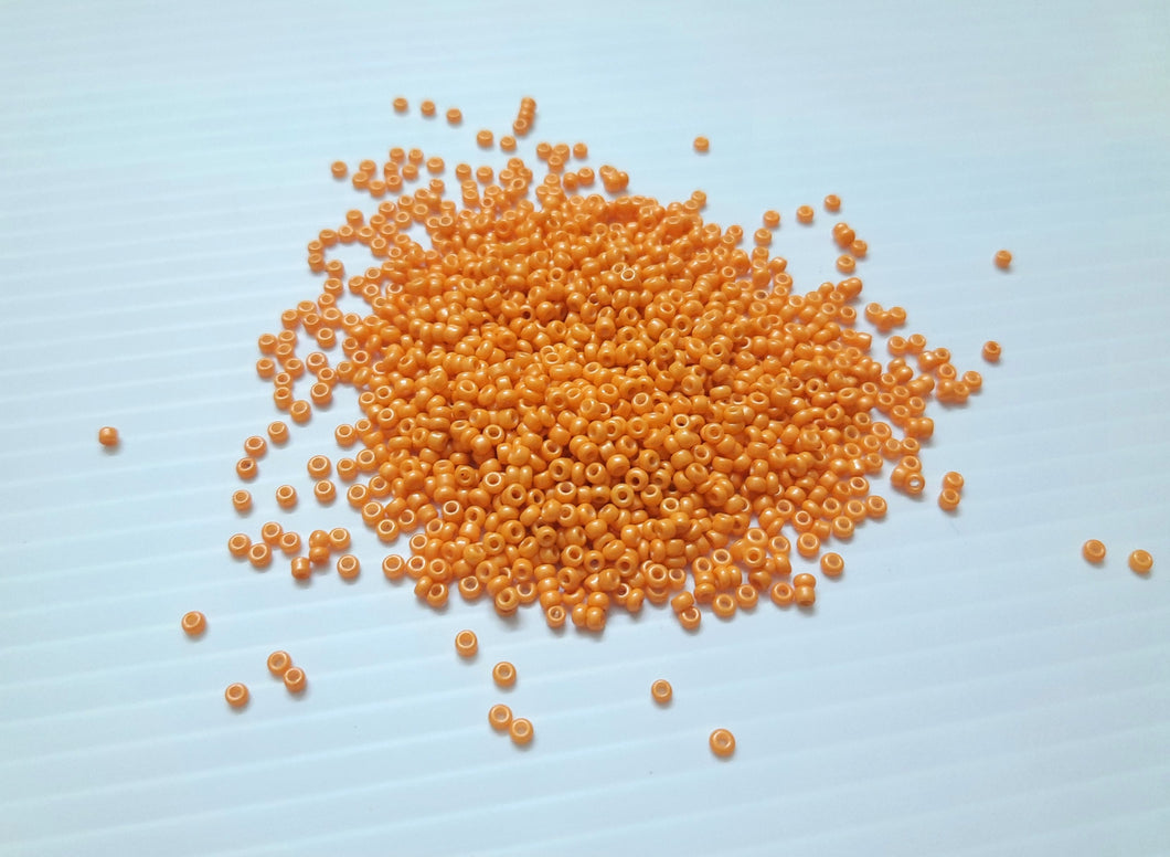 Sugar Beads - Light Orange -  20Grams