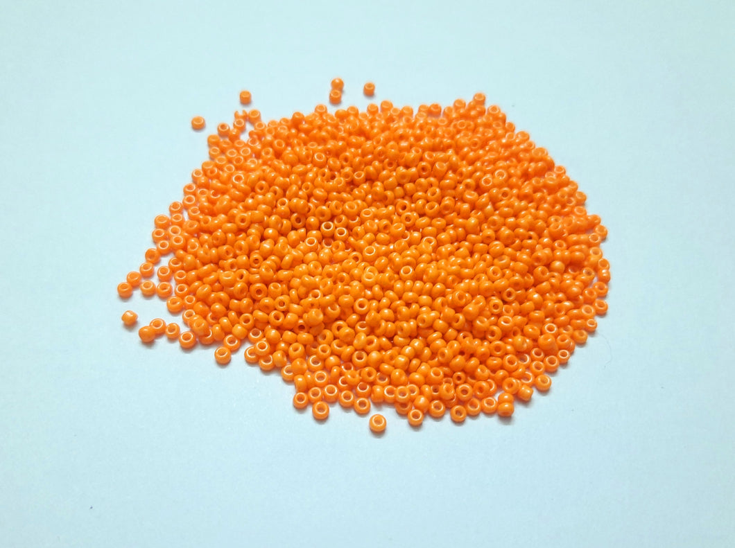 Sugar Beads -Dark Orange - 20 Grams