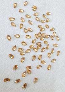 Thilak shape diamond cut  Kundan Honey color 6×3 -10Grams