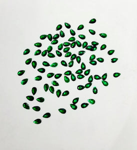 Thilak shape diamond cut  Kundan D Green color 8×5 -10Grams