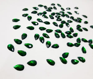 Thilak shape diamond cut  Kundan D Green color 8×5 -10Grams