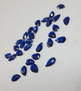 Thilak shape diamond cut  Kundan D Blue color 8×5 -10Grams