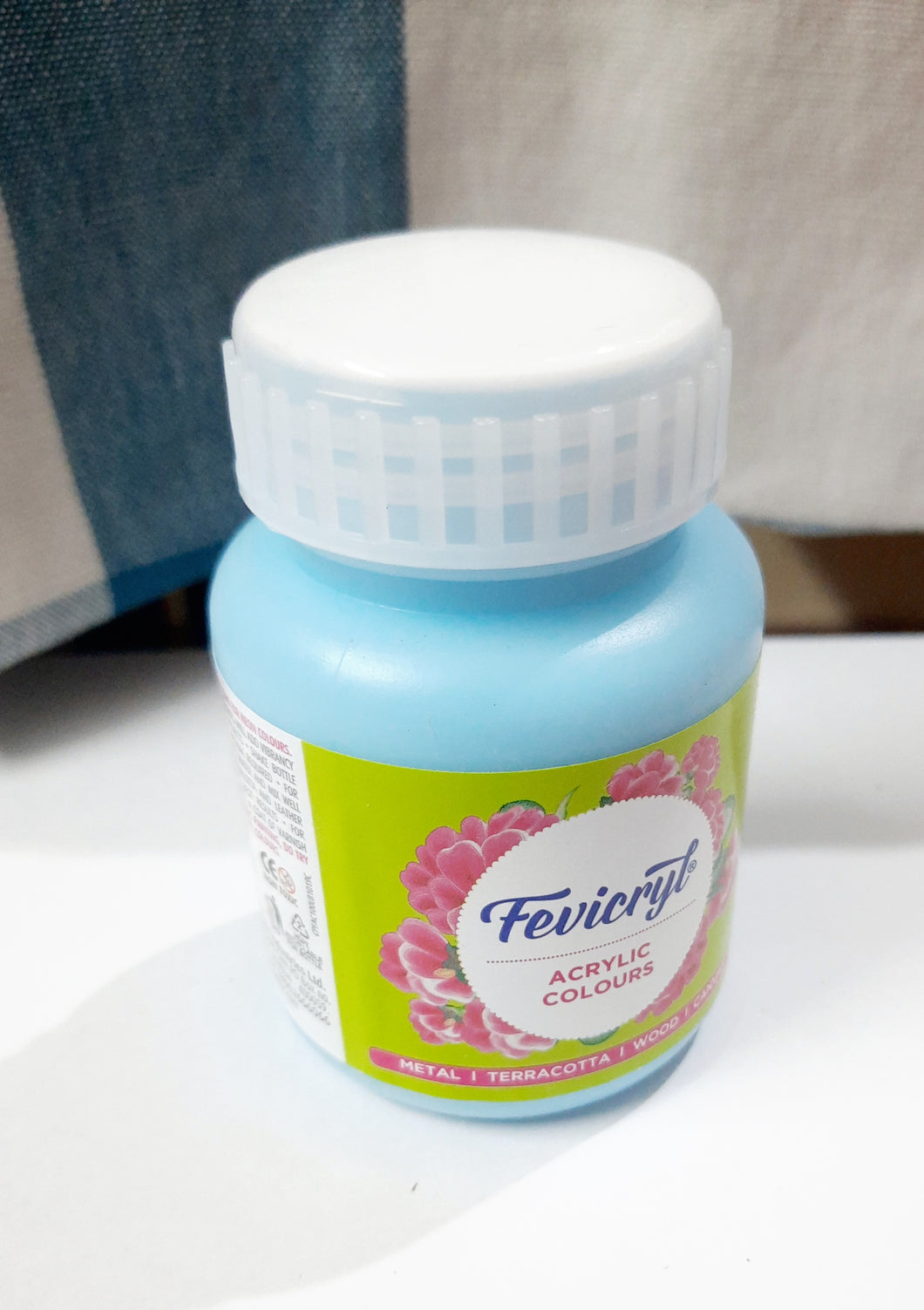 Fevicryl Acrylic Colors -   sky blue 100ML