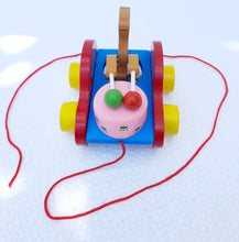 Load image into Gallery viewer, Multicolor Painted Wooden  Toy for Kids- 1 pcs with Rope

