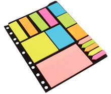 Load image into Gallery viewer, Sticky Notes &amp; Page Markers Binder Pack - Assorted Colors

