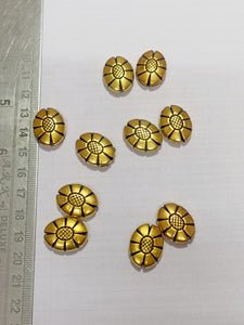 Antique Gold Beads CCB 69