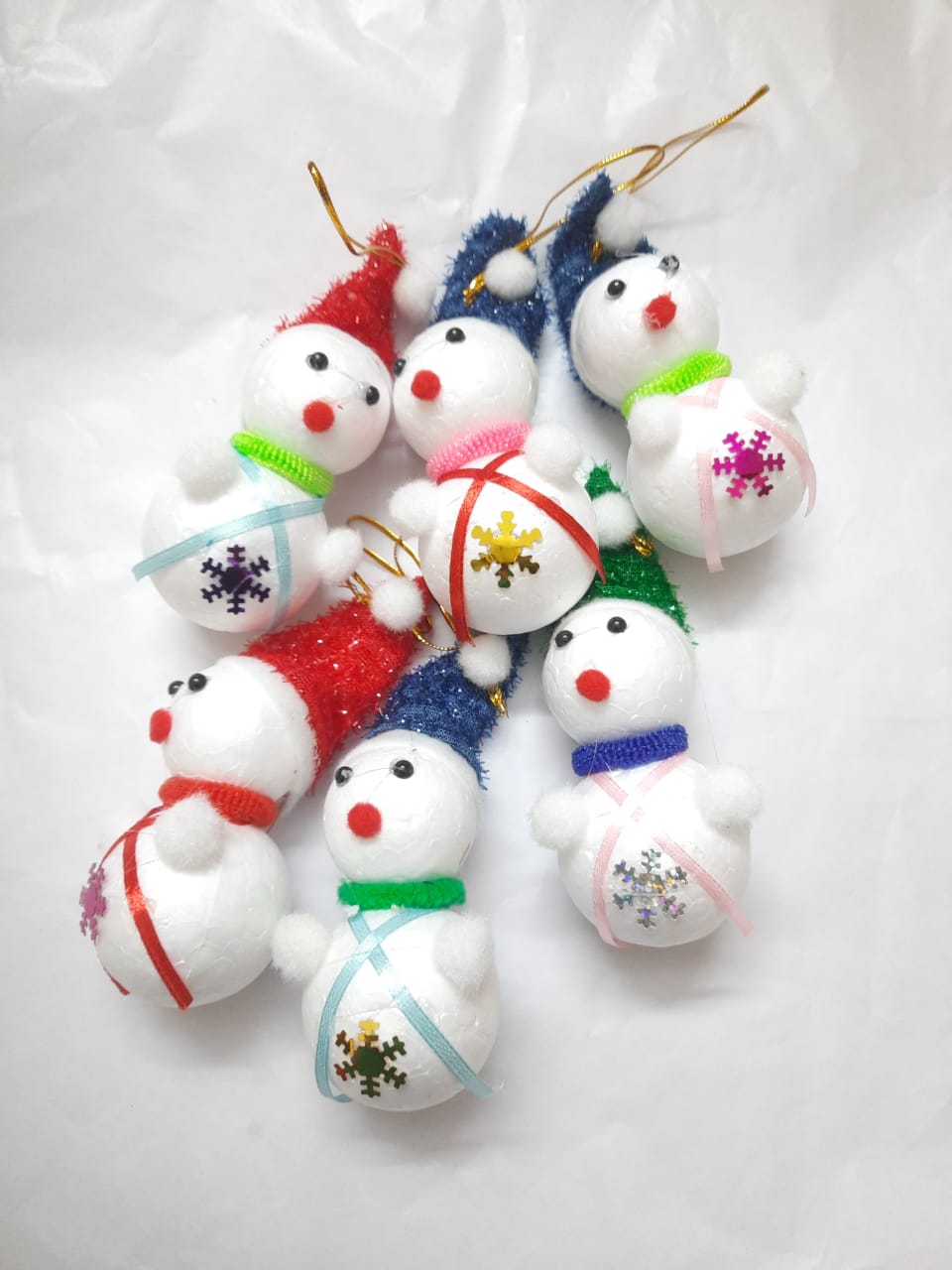 Christmas Tree Decoration items-SNOW MAN -3 CM