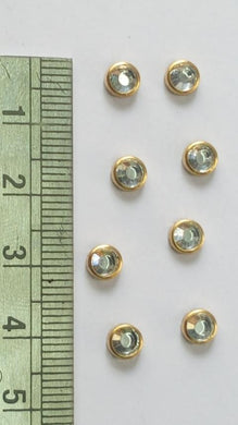 100 Gram Round Shape 05 mm Kundan Stone Flat Back (100 gm No 222)