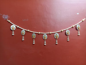 Door Hanging  with Ganesha Pearl strings