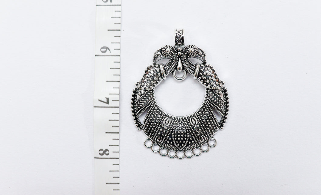 ANTIQUE METAL PENDANT SILVER- APS40