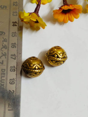 Antique Gold Beads Ccb 26