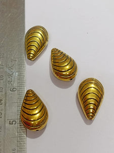Antique Gold Beads CCB 63