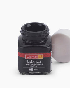 Camel Fabrica Acrylic Colours - 016 Black