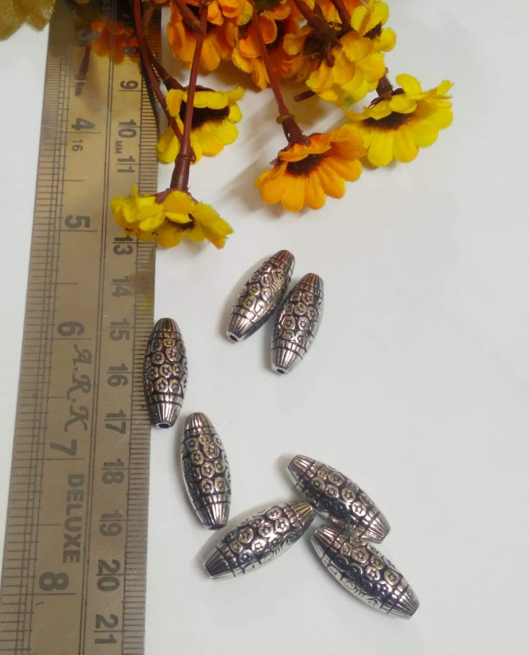 Antique Silver Beads Ccb 2