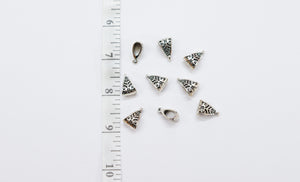 Antique Silver Bails (BAIL 02)-pack of 10