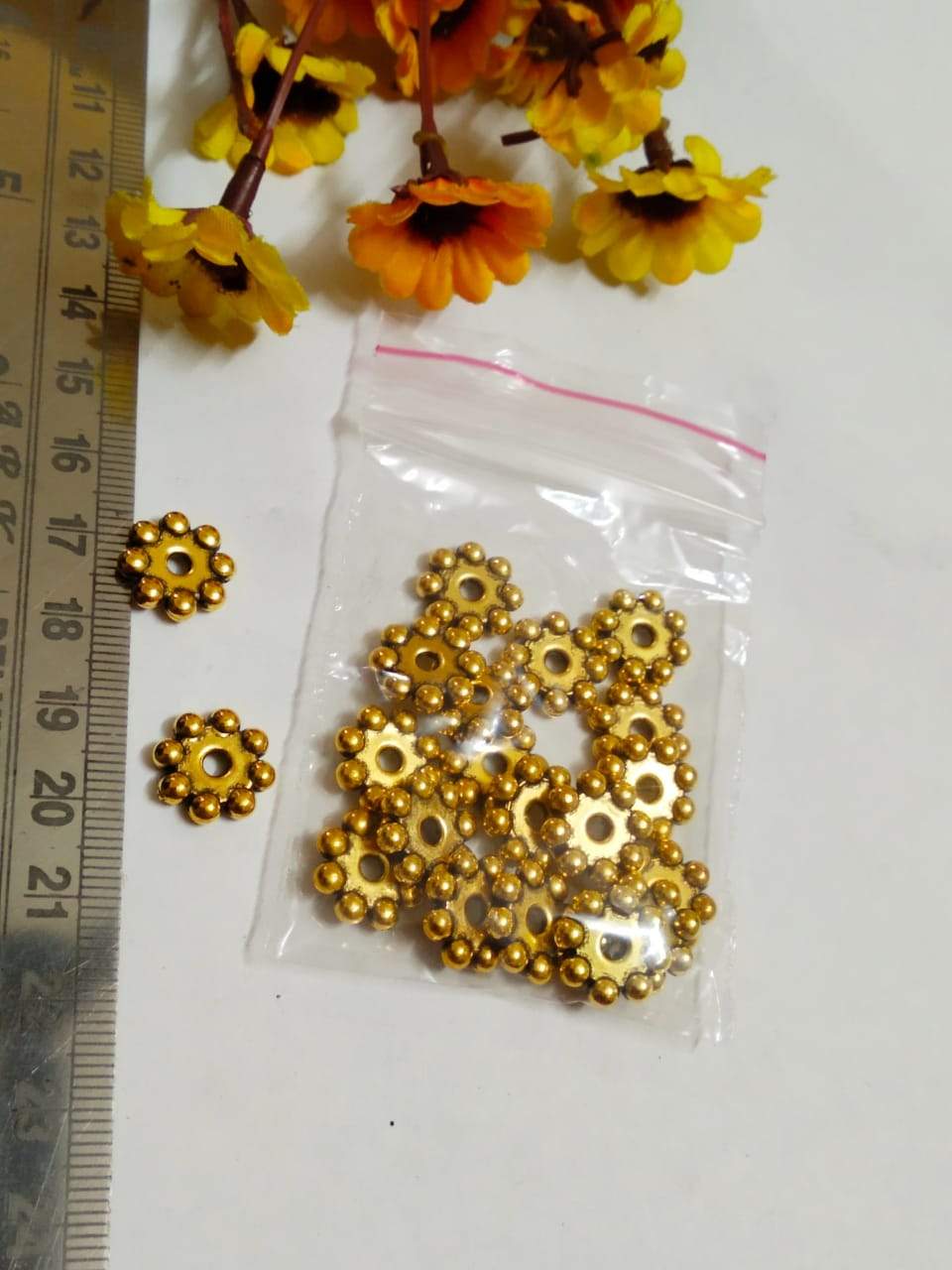 Antique Gold Beads Ccb 31