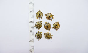Antique Gold Charms AL41- Gold-Pack of 5