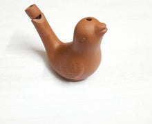 Load image into Gallery viewer, Terra Cotta Bird Water Whistle.
