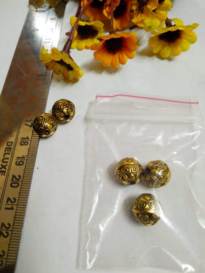 Antique Gold Beads Ccb 33