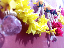 Load image into Gallery viewer, Door Hanging  with Pearl strings and flower with crystal Beads
