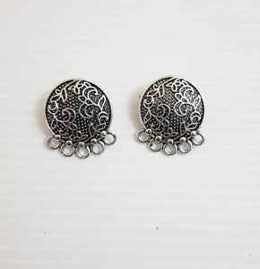 Antique Metal Stud Silver-  SS28