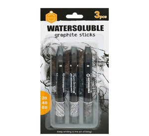 Water Soluble Graphite Sticks 3Pcs Pack