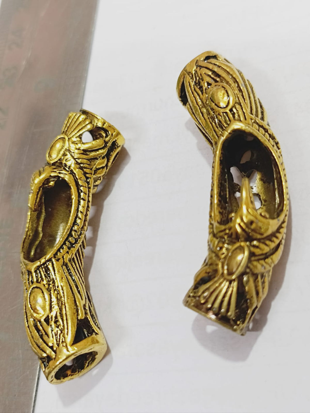 Antique Gold Bend Pipes BP1