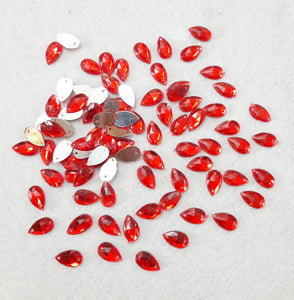Kundan Stone Thilak Shape 10X7-(20 grames) WITH HOLE