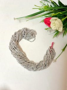 4 Mm Antique Silver Plastic Beads Gold