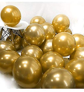 Metallic Balloons for Decorating Birthday party /Anniversary Party. Pack of 5
