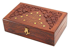 Wooden Jewellery Box- Jewellery Vanity Box jewellery box Vanity Box  (Brown)