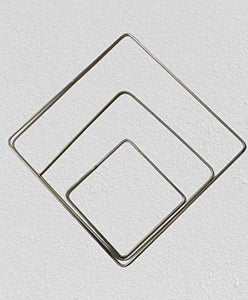 Square Shape Ring craftwork/Metal Rings for Dream Catchers/Steel Ring for Crafts