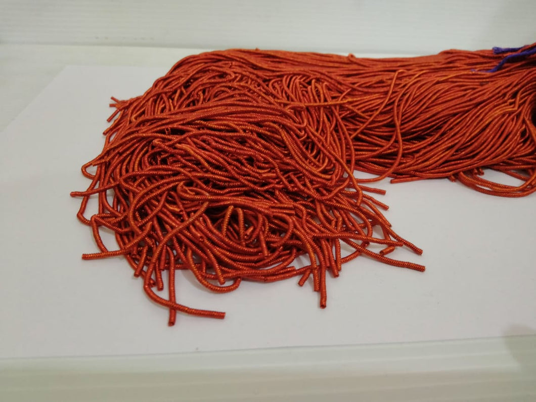 Zardhosi Thick GOLD ZR02(Orange  colour)