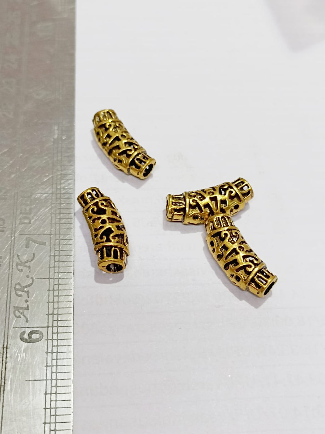 Antique Gold Bend Pipes BP2