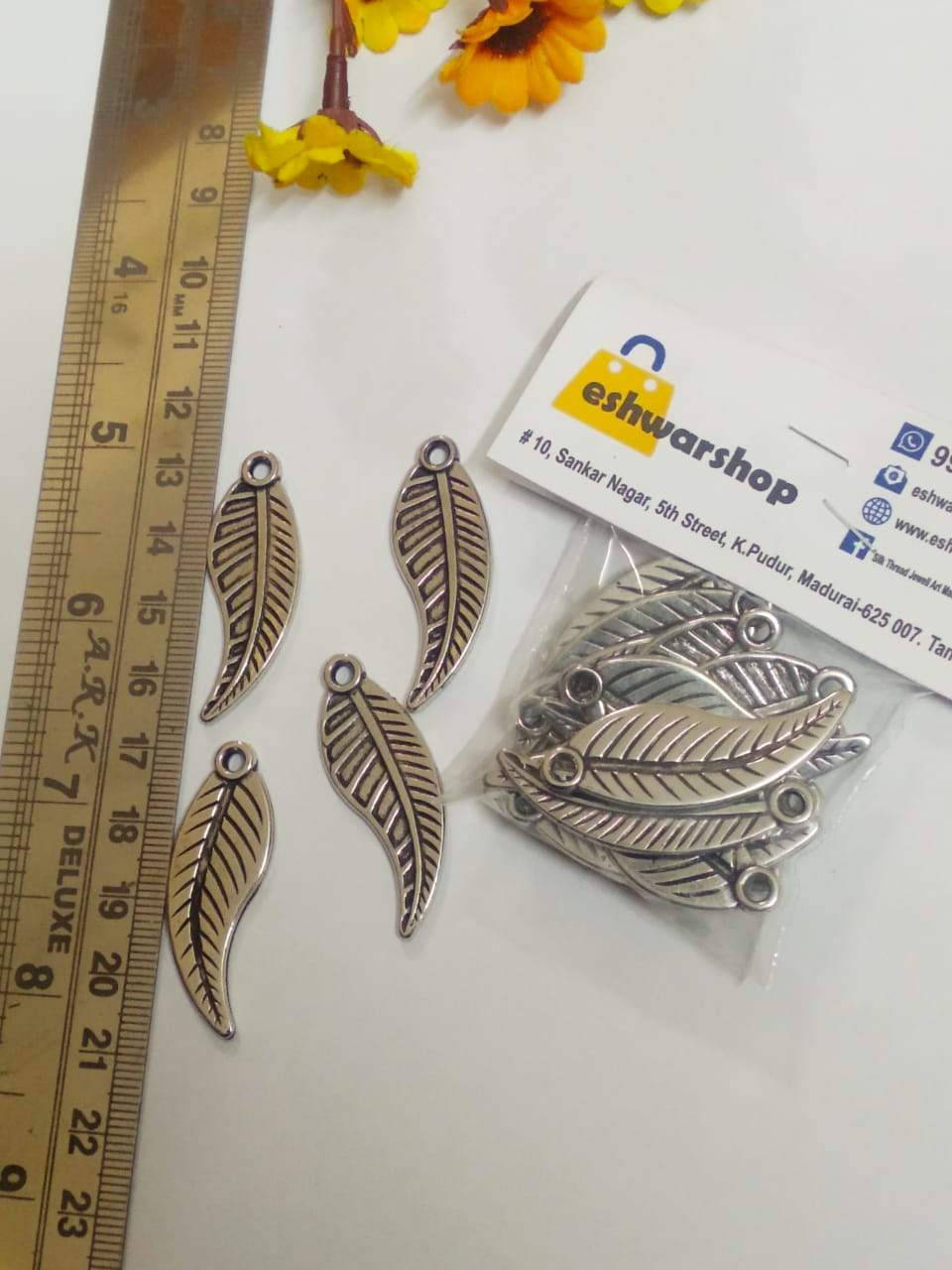 Antique Silver Beads Ccb 4