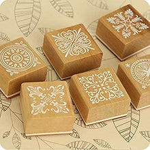 Load image into Gallery viewer, Wooden Rubber Block Stamps - Painting Scrapbook
