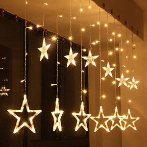 LED Curtain String Lights, Window Curtain Lights with 8 Flashing Modes Decoration for Christmas, Wedding, Party, Home,.