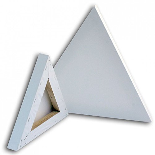 Triangle Shape Canvas Board 20cm / 8 Inch