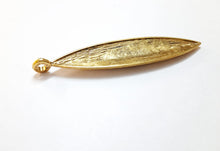 Load image into Gallery viewer, Antique Metal Gold leaf Pendant-  NM10
