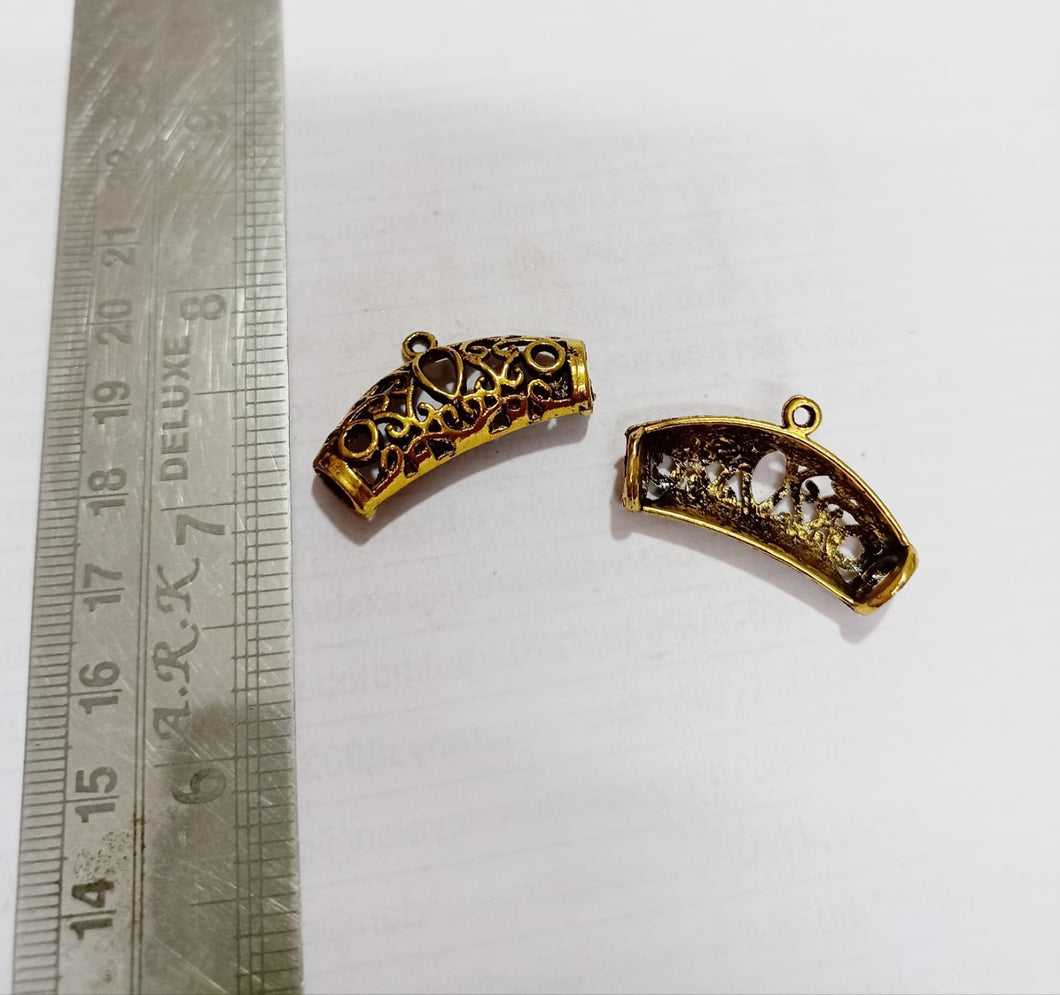 Antique Gold Bend Pipes BP3