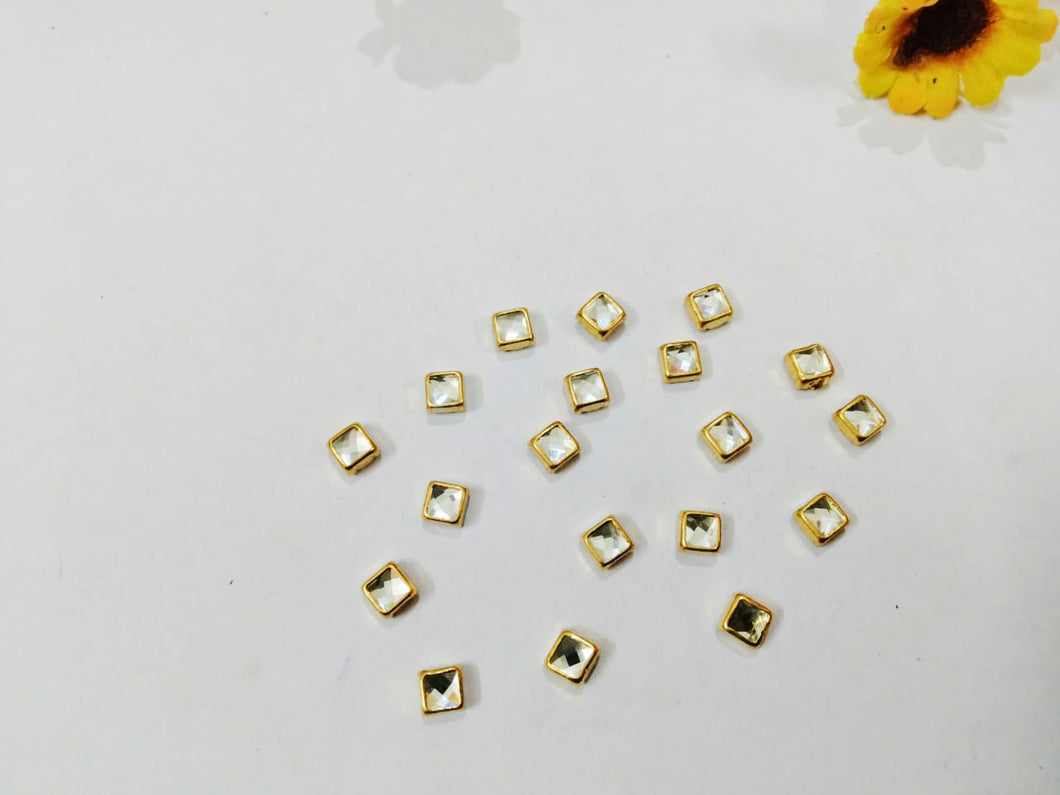 Kundan Stone 4 mm Squire