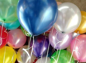 Metallic Balloons for Decorating Birthday party /Anniversary Party. Pack of 5